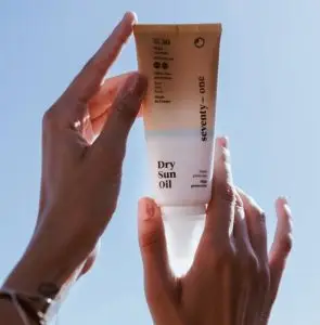 seventy one dry sun oil